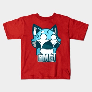 Cute Cat Design OMG! Kids T-Shirt